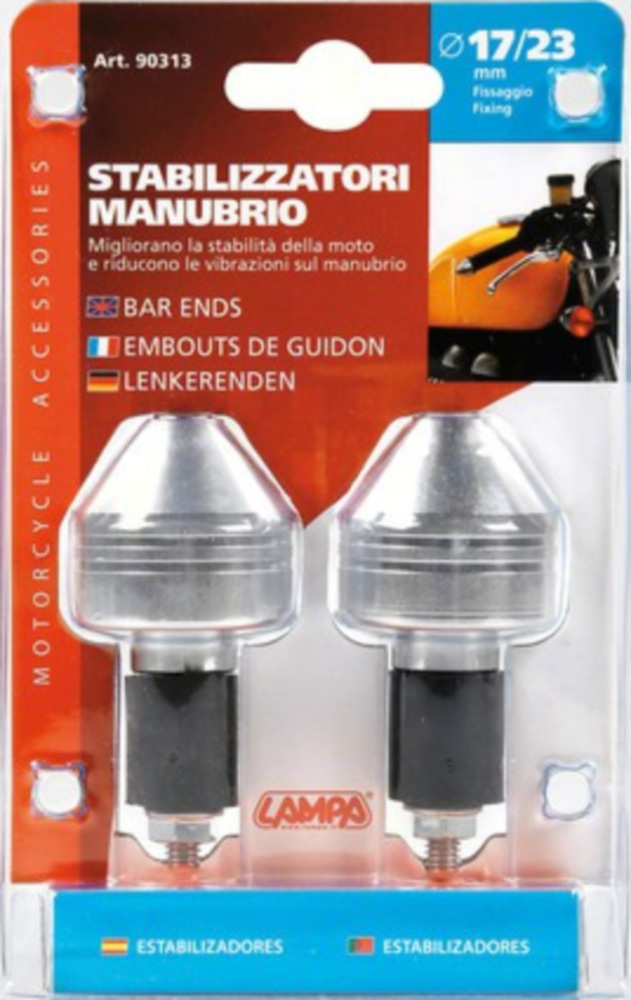 Bar Ends Lenkergewichte für 17-23mm Bohrungen - aluminium design
