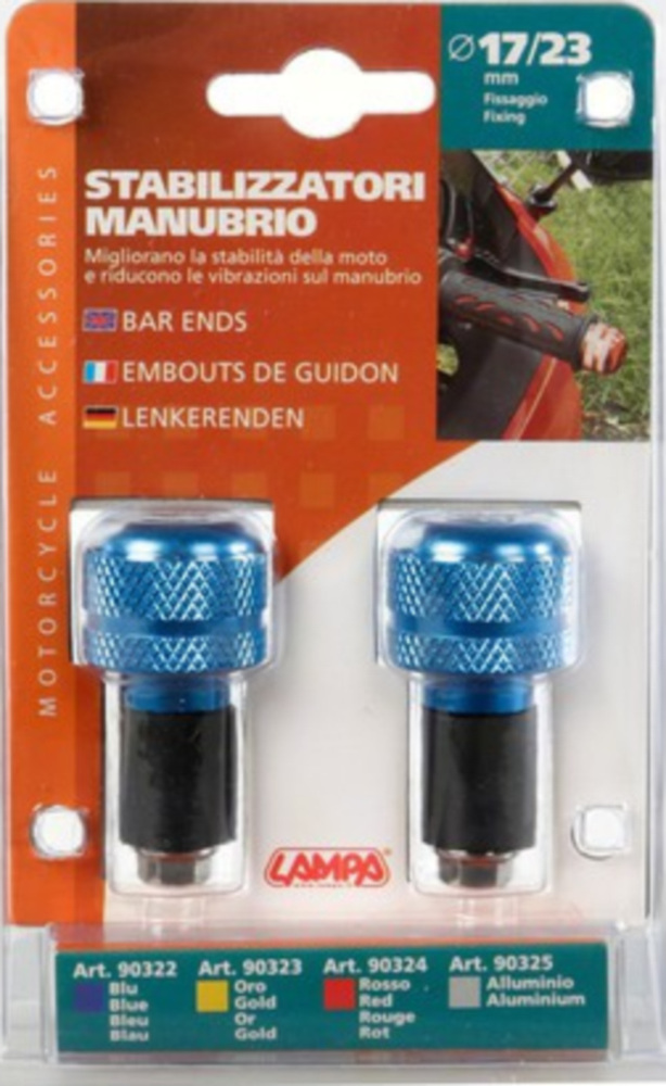 SU-4 Lenkergewichte 17/23mm, blau