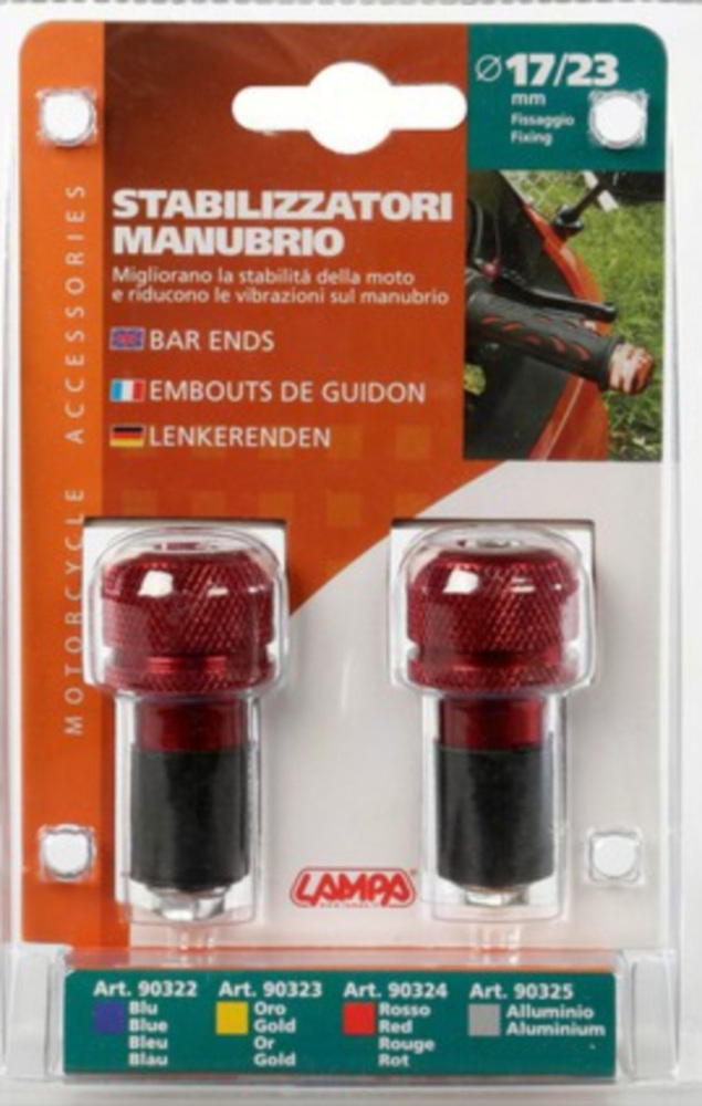 SU-4 Lenkergewichte 17/23mm, rot