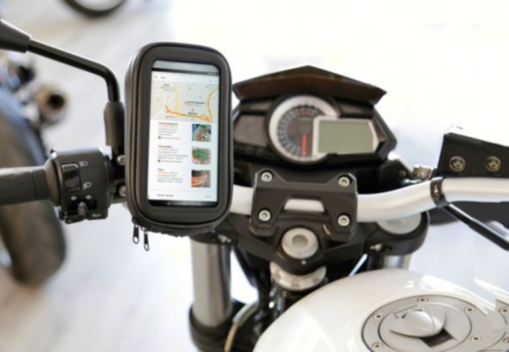 Quick Fix Navi/Handy Tasche mit Halterung wasserdicht