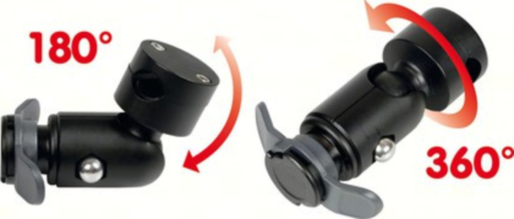 Opti-Mirror Schnellbefestigungsgrundsystem für Navi und Handy mit 9-14mm Klemme