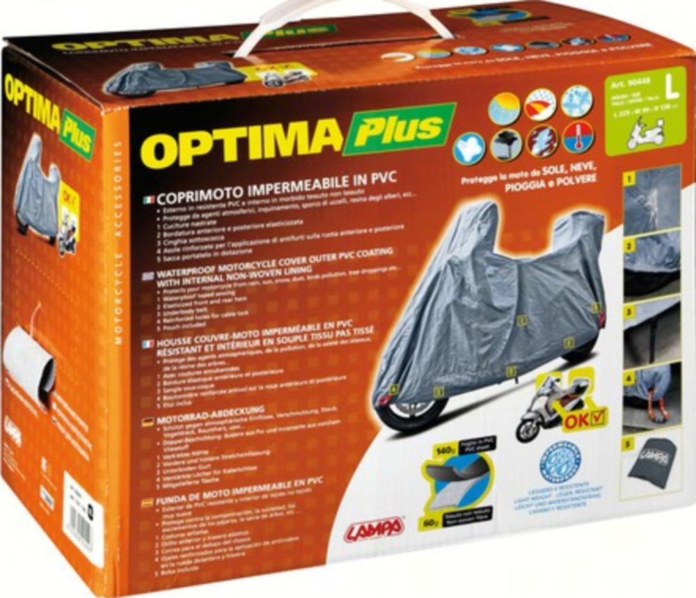 OPTIMA PLUS Motorrad Abdeckplane Gr. L