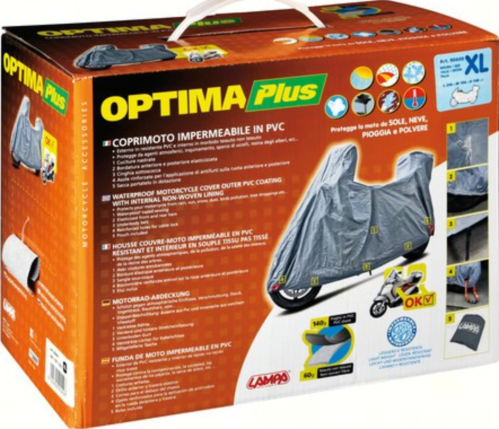 OPTIMA PLUS Motorrad Abdeckplane Gr. XL