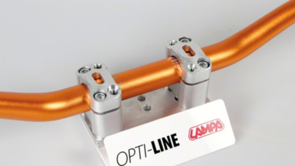 Motorradlenker für Produktausstellung Schnellbesfestigungssystem Opti-Line