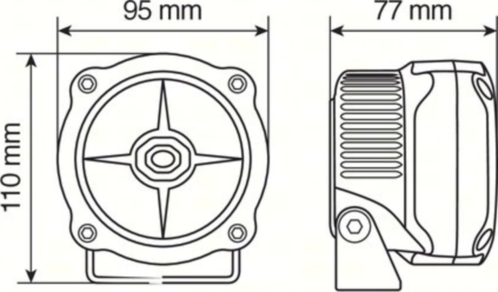 Max-Lum LED Doppelzusatzscheinwerfer 12V