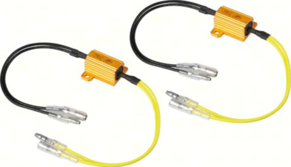 Widerstände mit Schnellanschluss 2 St. - 12V - 6 OHM - 25 W