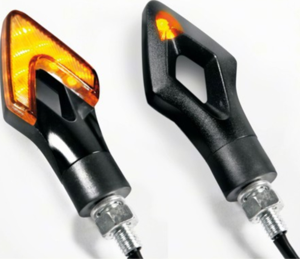 LED Blinker Set LUM, schwarz 12V