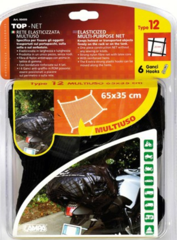 Top-Net-12, elastisiertes Mehrzwecknetz - 65 x 35 cm