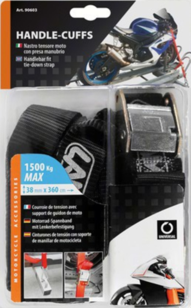 Handle-Cluffs Lenkerbefestigungriemenset 3,8x360cm bis 1500Kg