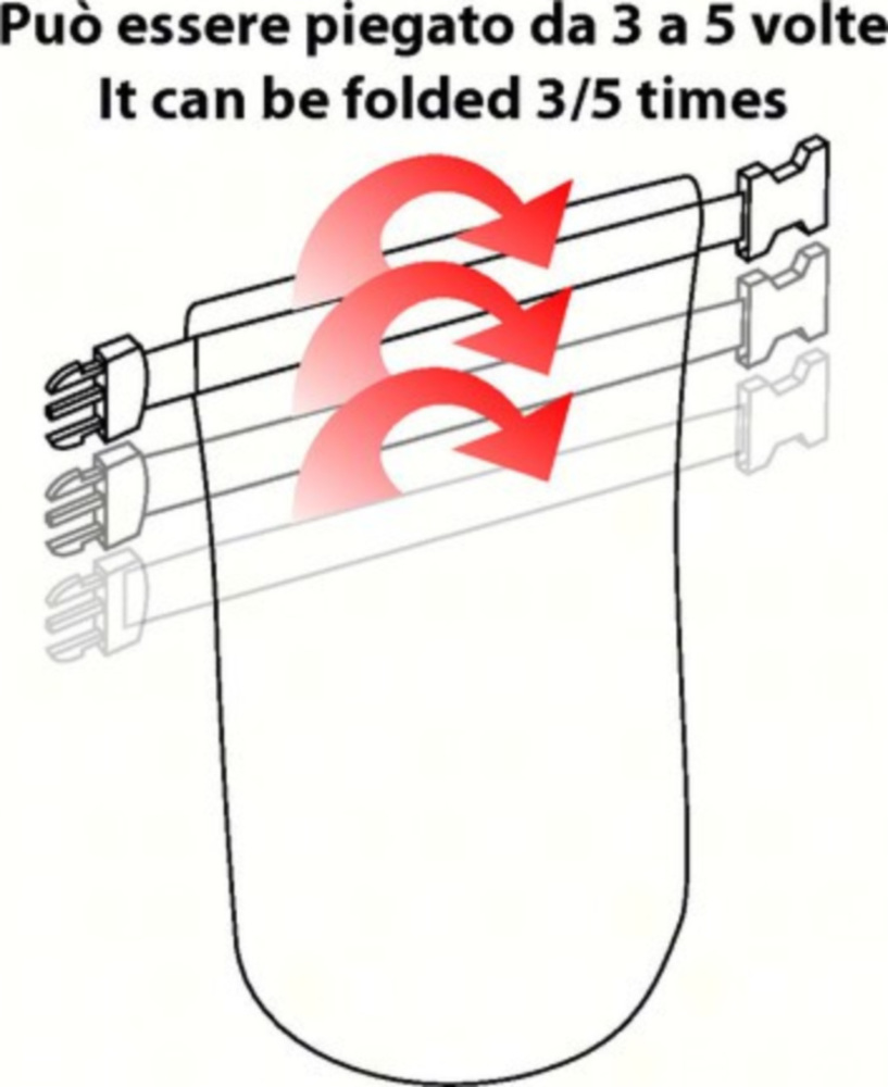 Dry-Tube, wasserdichte Gepäckrolle- 5 L - 15x40 cm