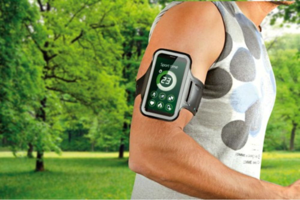 Handy Armbandtasche - Medium - Schwarz