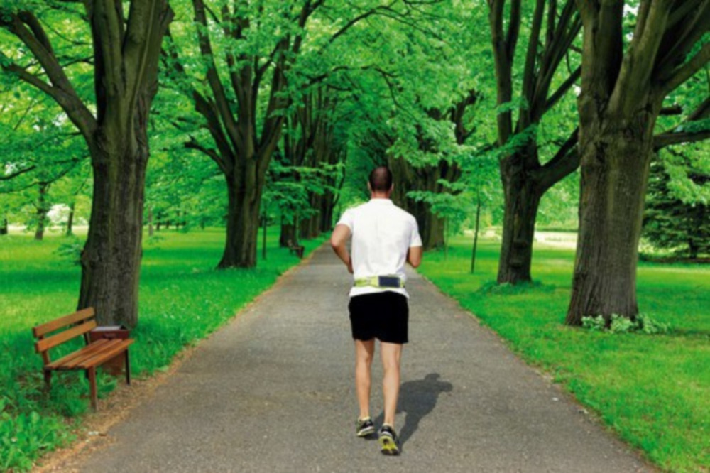 SPORT-POUCH 2 Sport-Hüfttasche für Smartphones mit Touch-Fenster + extra Tasche - gelb