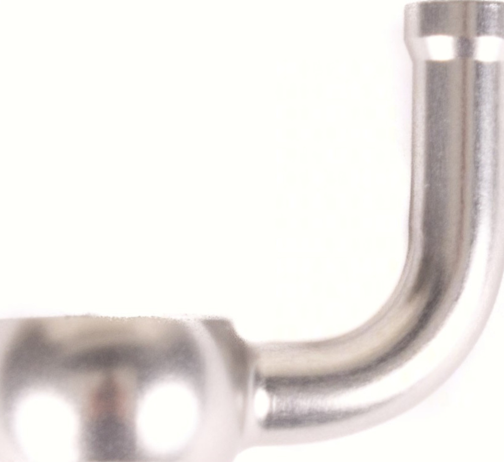 Fitting 10,2 mm, 90° gewinkelt, Aluminium