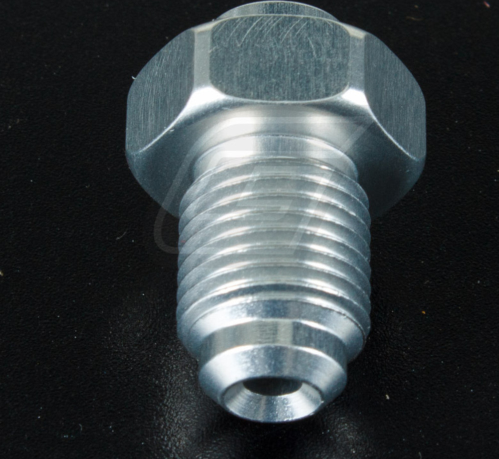Variofitting M10 x 1,00, Außengewinde fest, Konus 90° = Konvex + Konkav, Aluminium