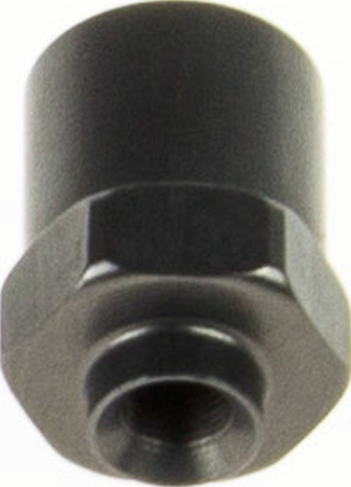 Variofitting M10 x 1,00, Innengewinde fest, Konus 120° = Konvex, Titan