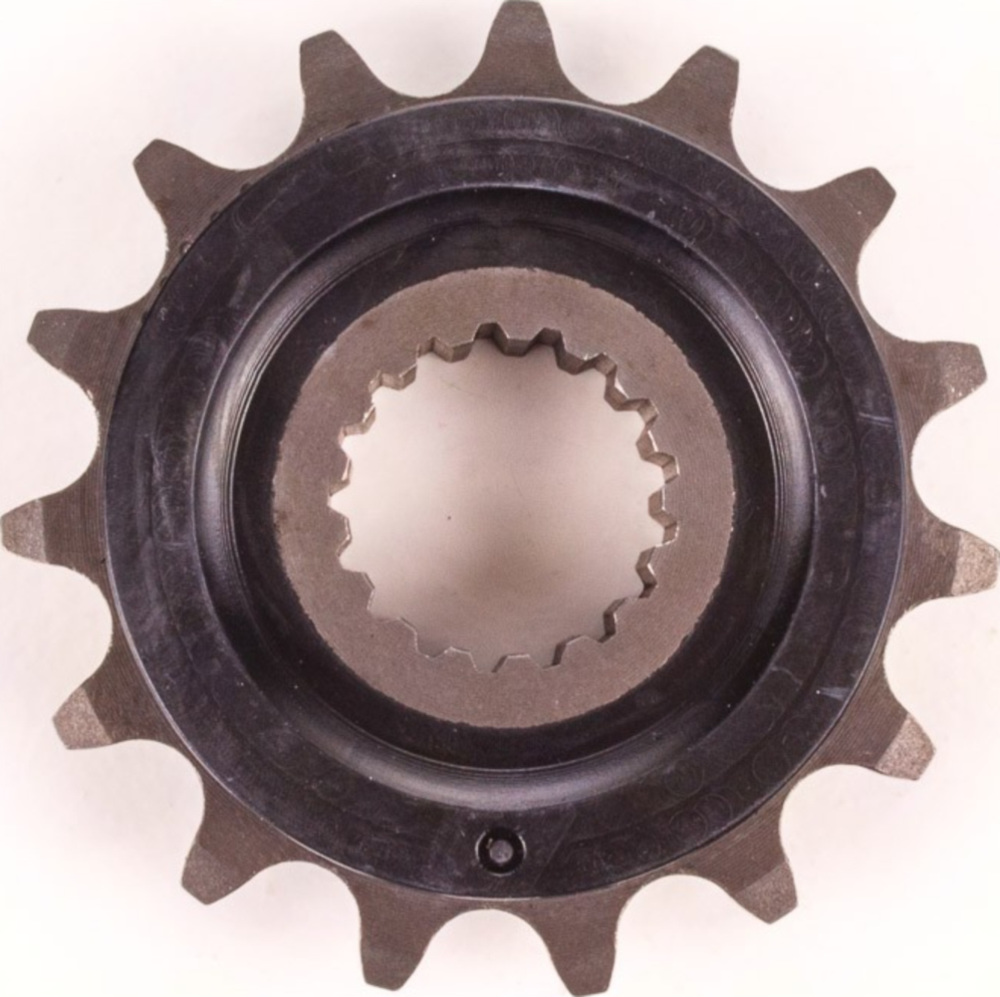 Zahnrad Ritzel gummiert 525T 15Z