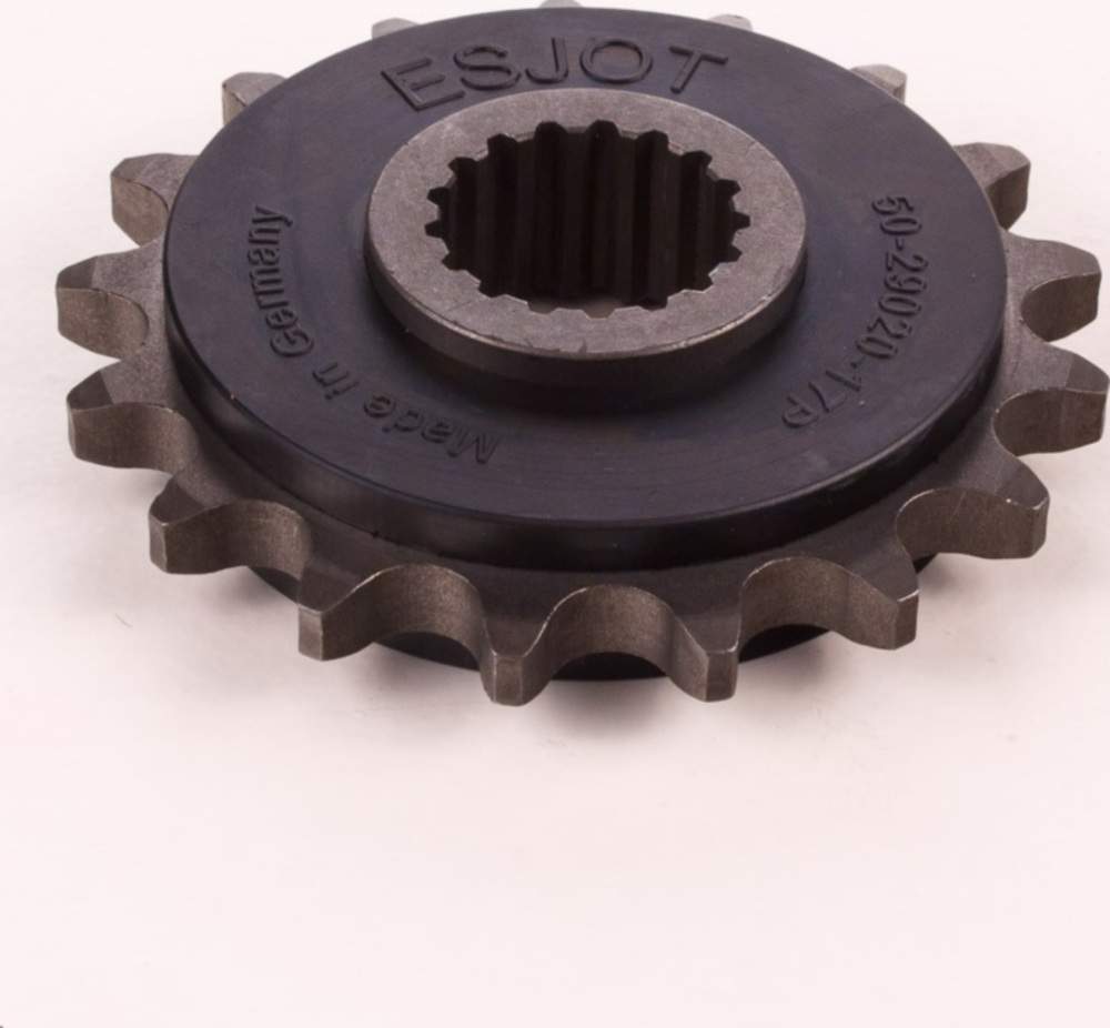 Zahnrad Ritzel gummiert525T 17Z