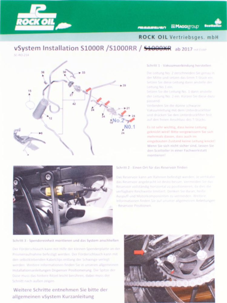 V-System spezial für: BMW F700/800GS ab 2017