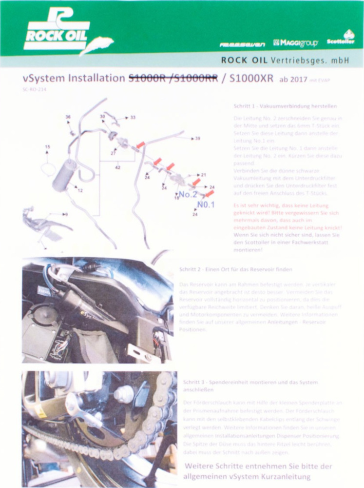 V-System spezial für: BMW F700/800GS ab 2017