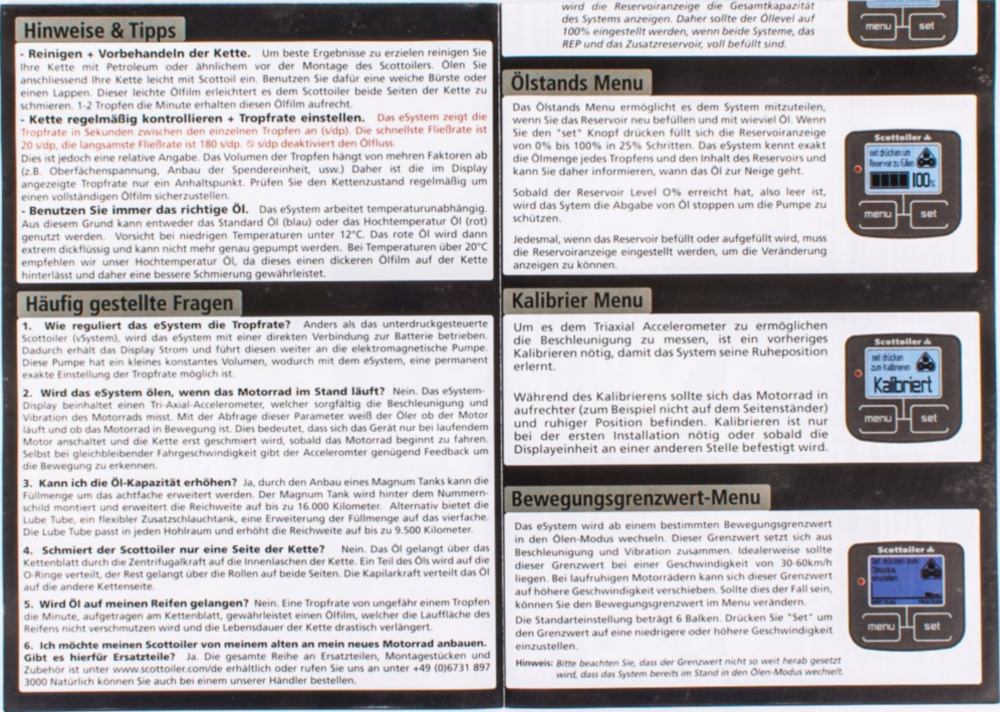 Kettenöler V2 E-System - elektronisch gesteuertes Kettenschmiersystem - universal