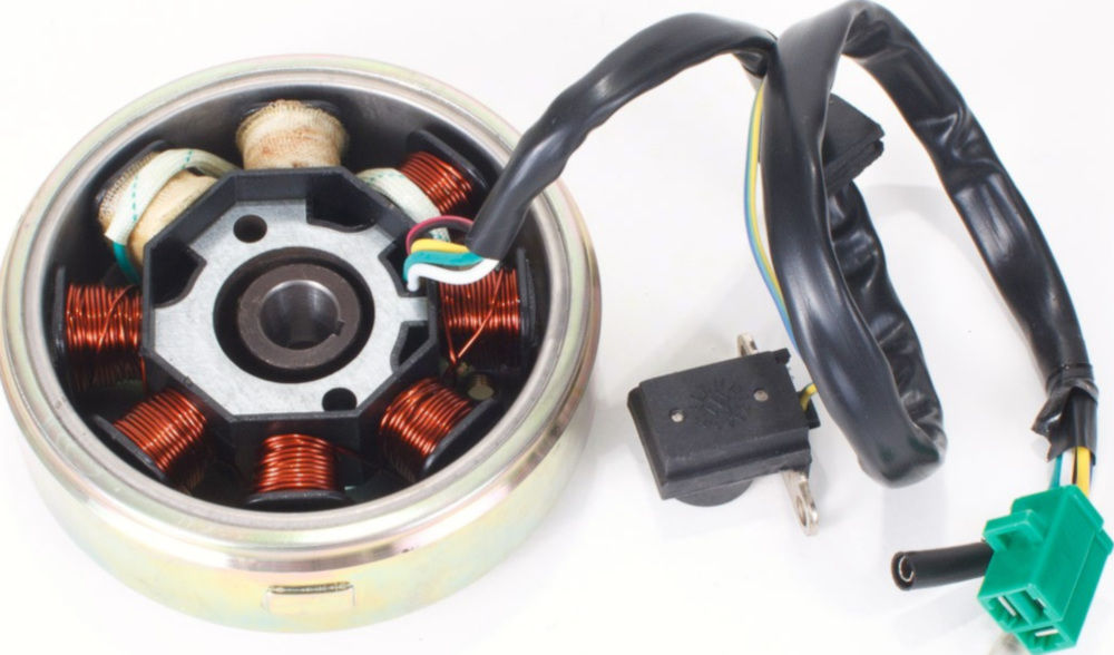 Lima, Generator Lichtmaschine kompl. mit Polrad (3-Kabel Version)