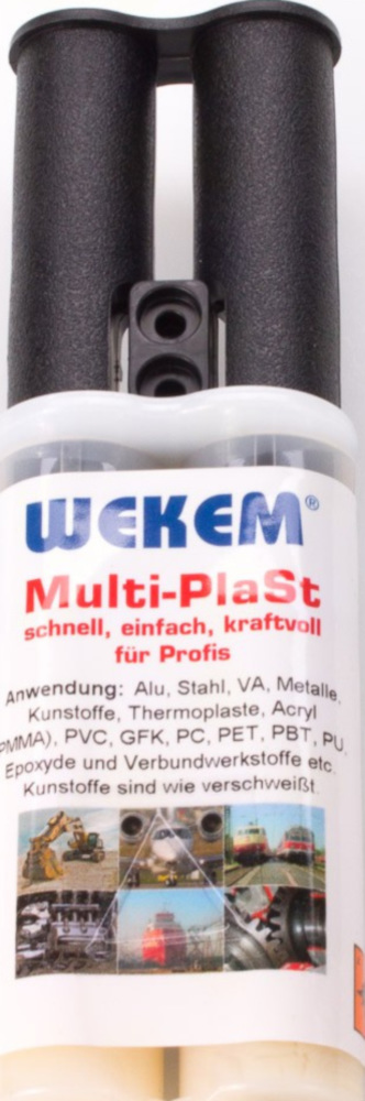 Multiplast 2 Komponenten-Methylacrylat-Hochleistungsklebstoff (perfekt für Verkleidungen) 28 Gr. WEKEM