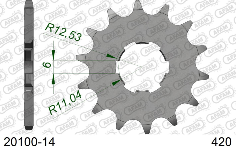 Ritzel AFAM 420 - 14Z 2010014