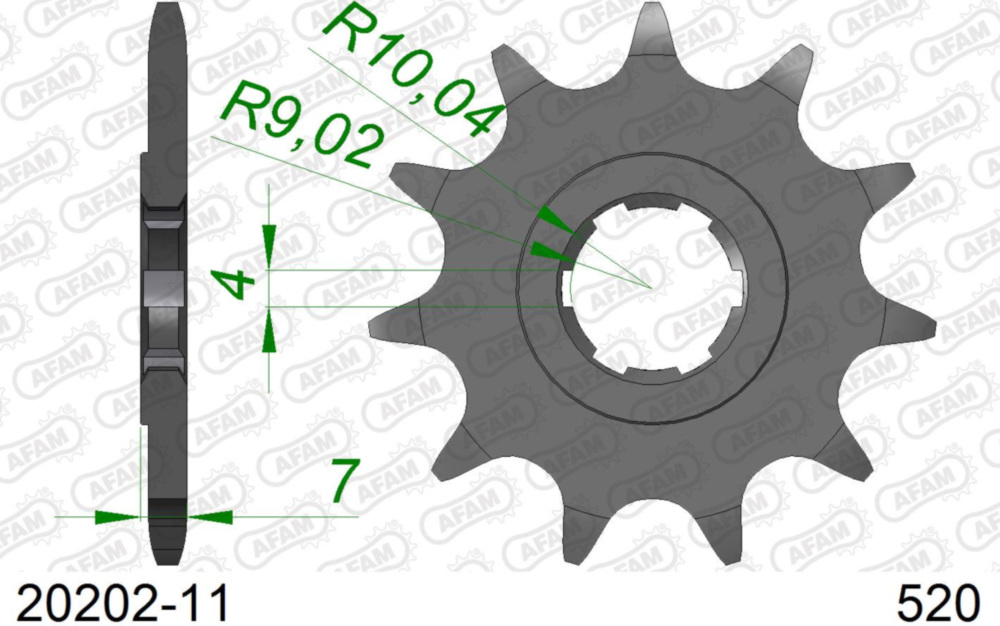 Ritzel AFAM 520 - 11Z 2020211