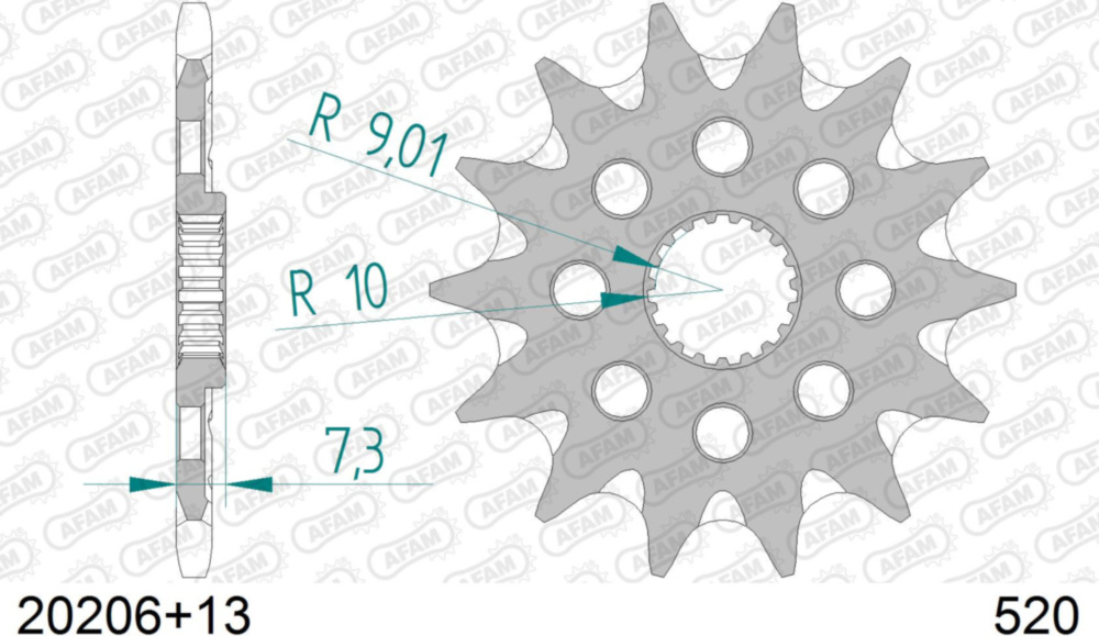 Ritzel AFAM 520 - 13Z 20206+13