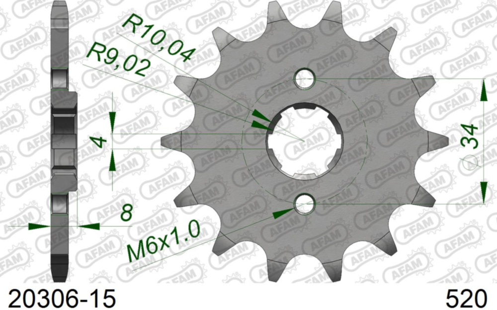 Ritzel AFAM 520 - 15Z 2030615