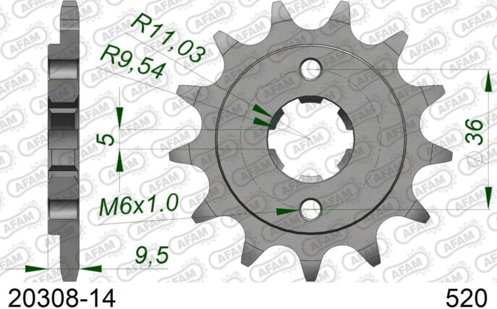 Ritzel AFAM 520 - 14Z 2030814
