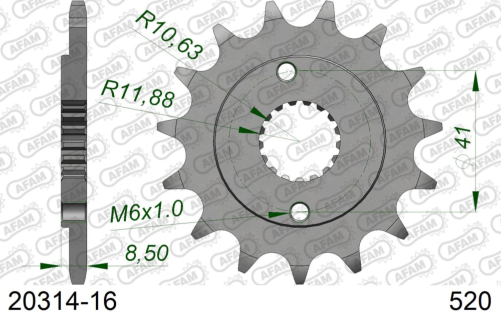 Ritzel AFAM 520 - 16Z 2031416