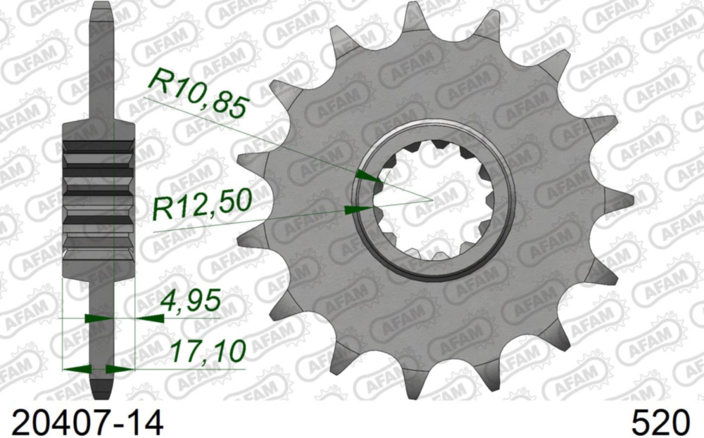Ritzel AFAM 520 - 14Z 2040714