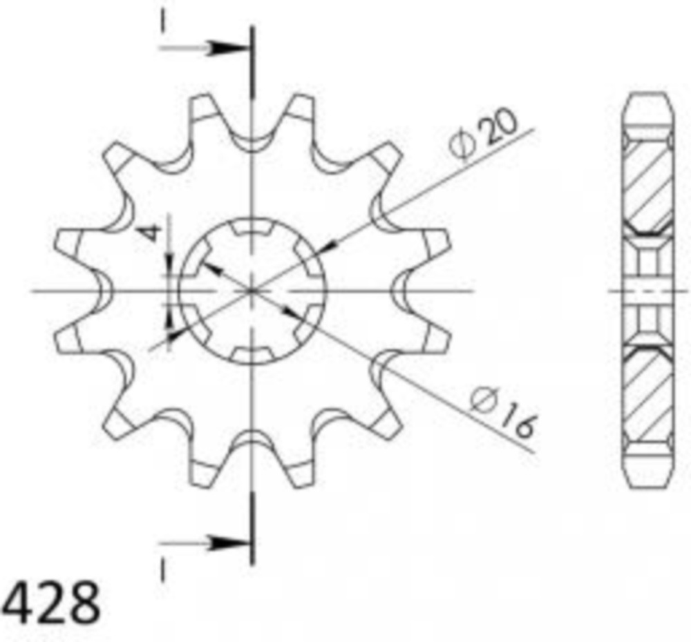 Ritzel AFAM 428 - 11Z 2820011