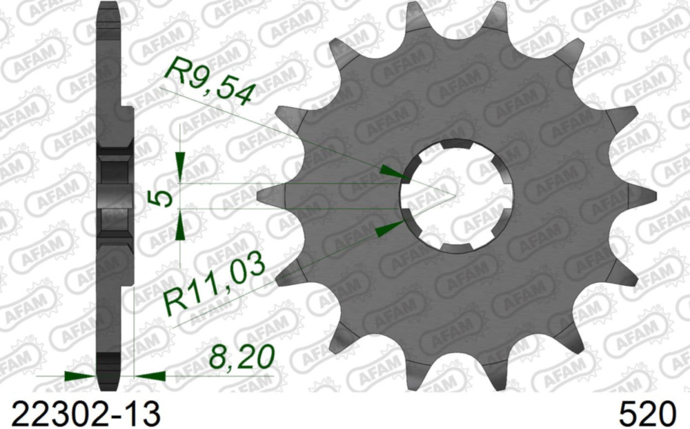 Ritzel AFAM 520 - 13Z 2230213