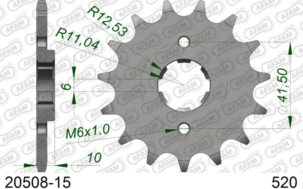 Ritzel AFAM 520 - 15Z 2050815