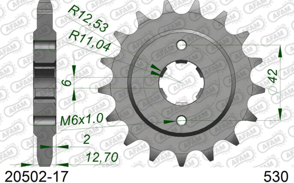 Ritzel AFAM 530 - 17Z 2050217