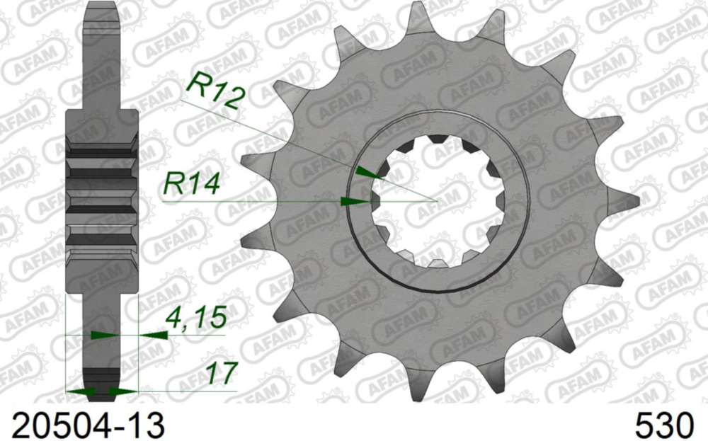 Ritzel AFAM 530 - 13Z 2050413