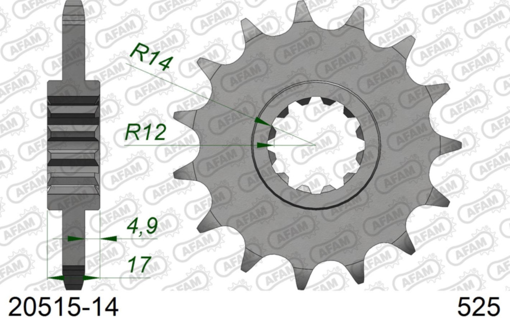 Ritzel AFAM 525 - 14Z 2051514