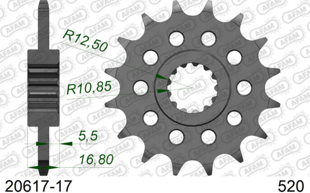 Ritzel AFAM 520 - 17Z 2061717