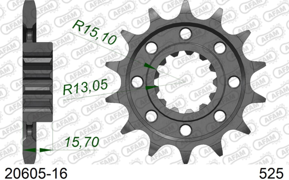 Ritzel AFAM 525 - 16Z 2060516