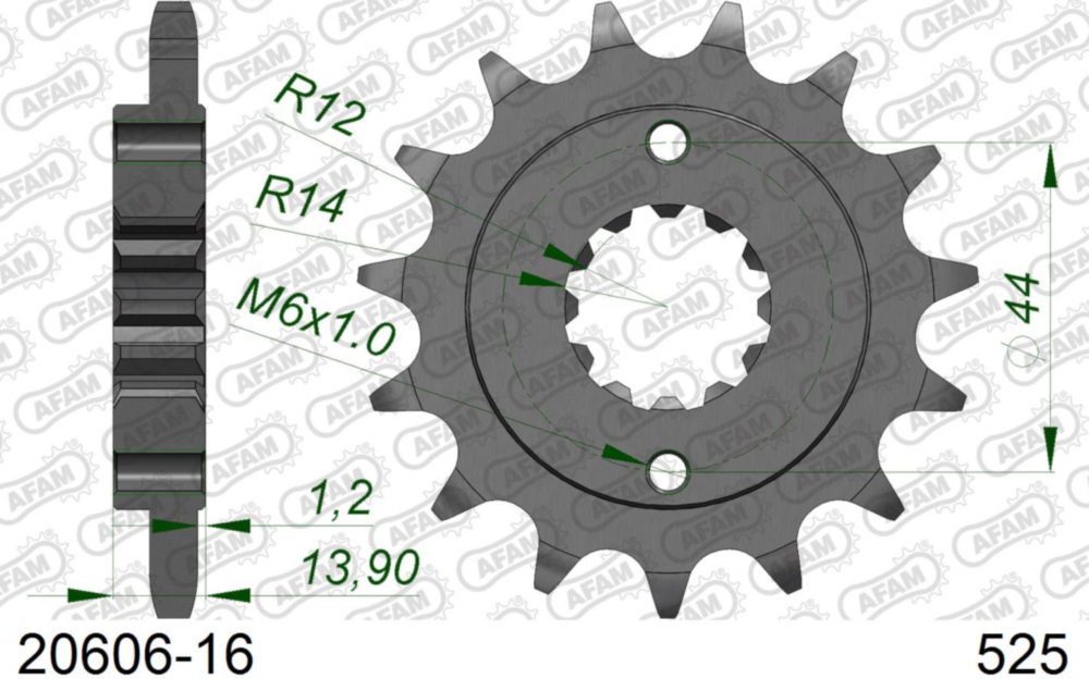 Ritzel AFAM 525 - 16Z 2060616