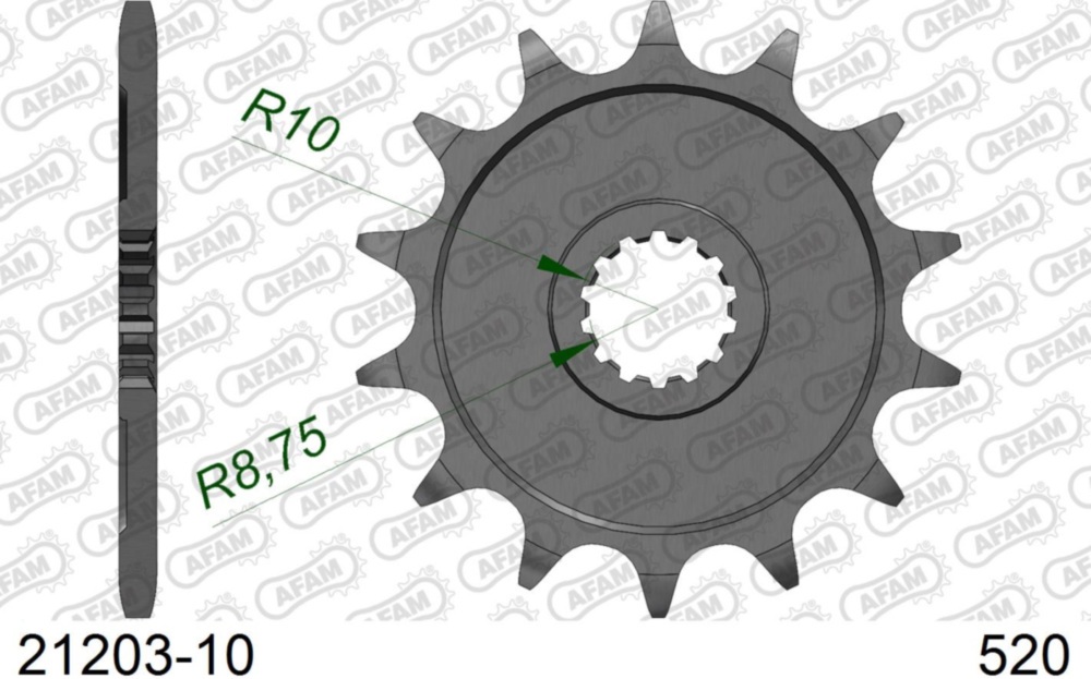 Ritzel AFAM 520 - 10Z 2120310