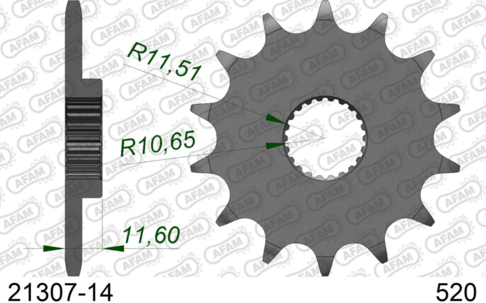 Ritzel AFAM 520 - 14Z 2130714