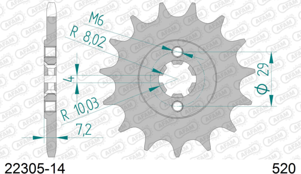 Ritzel AFAM 520 - 14Z 2230514