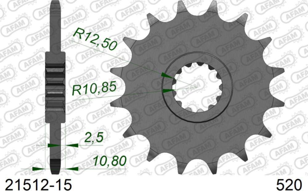 Ritzel AFAM 520 - 15Z 2151215