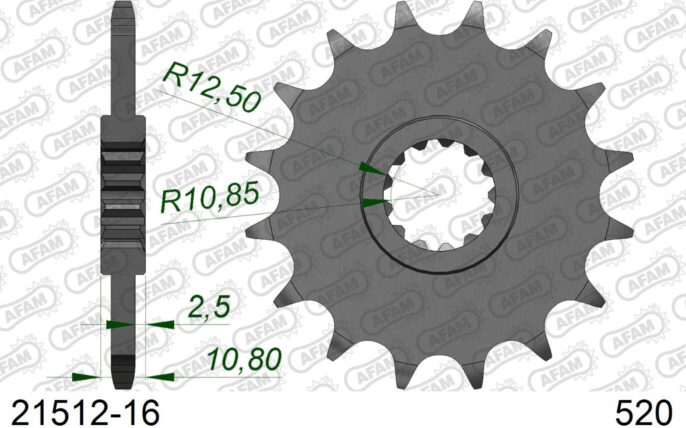 Ritzel AFAM 520 - 16Z 2151216