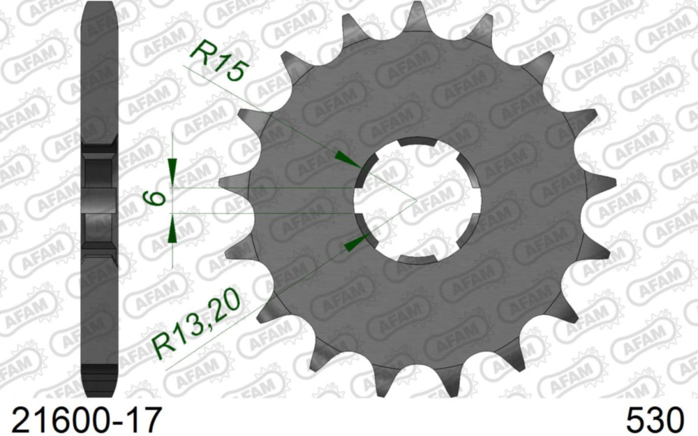 Ritzel AFAM 530 - 17Z 2160017