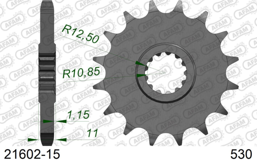 Ritzel AFAM 530 - 15Z 2160215