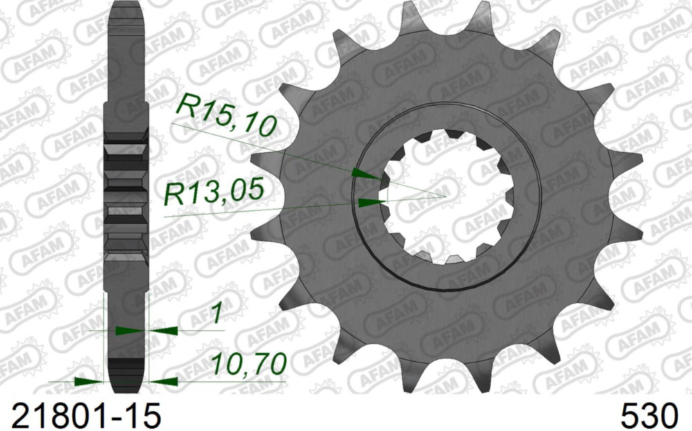 Ritzel AFAM 530 - 15Z 2180115